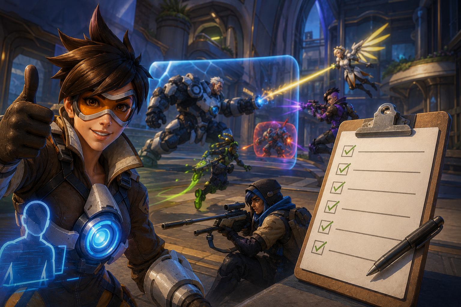 ПЕРВЫЕ 20 МАТЧЕЙ В OVERWATCH 2026 — ЧЕК-ЛИСТ НОВИЧКА