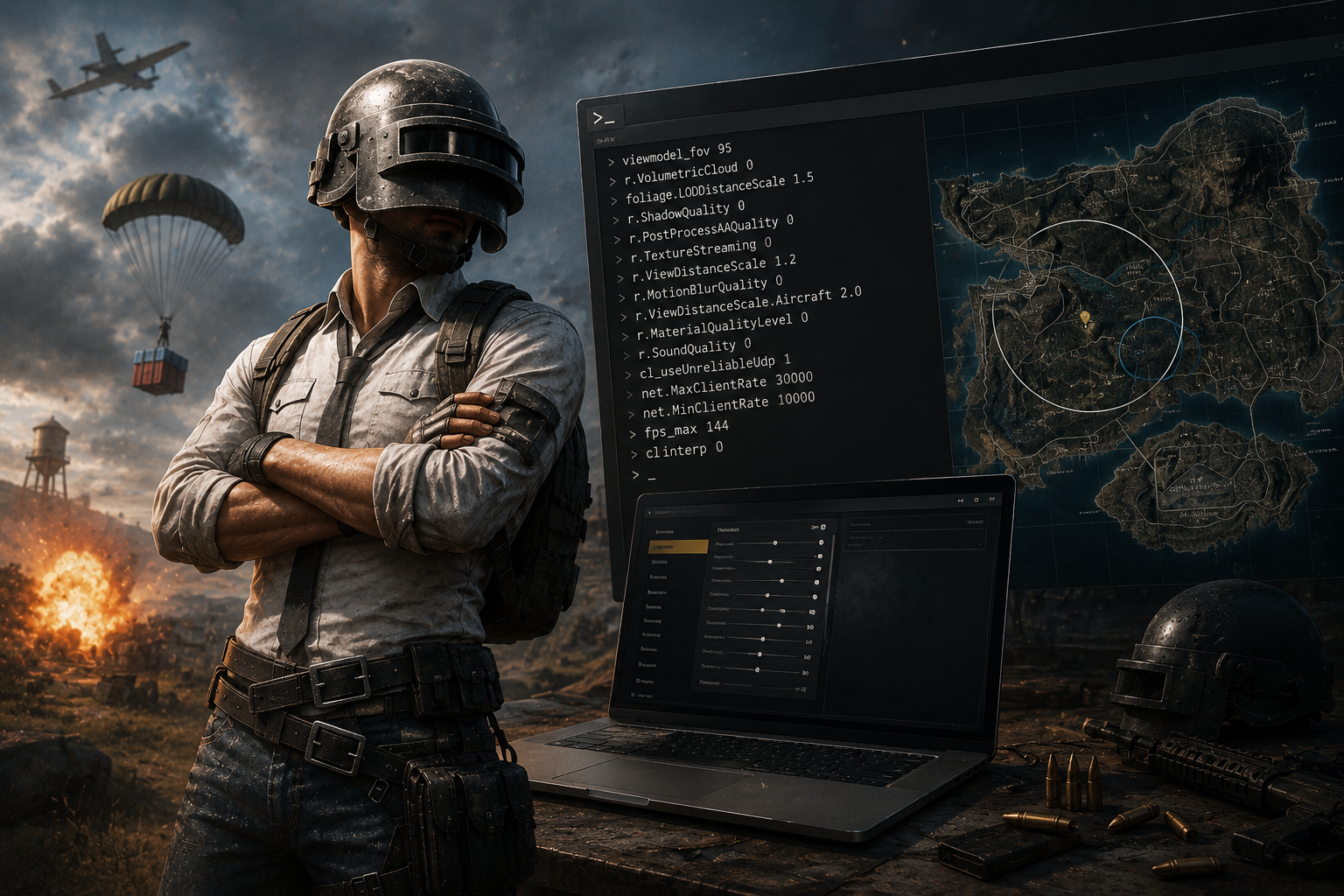 АКТУАЛЬНЫЕ НАСТРОЙКИ PUBG PC ЧЕРЕЗ КОНСОЛЬ — ГАЙД 2026