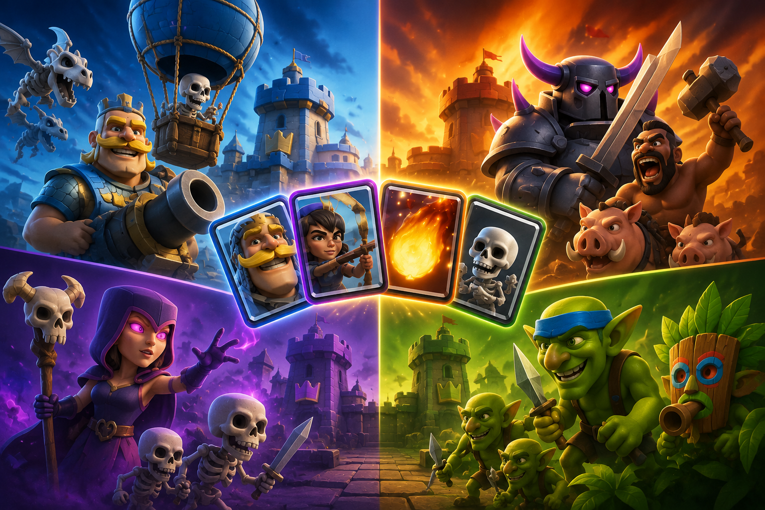 ТОП КОЛОД CLASH ROYALE 2026 — ЧЕТЫРЕ ПРОВЕРЕННЫХ АРХЕТИПА