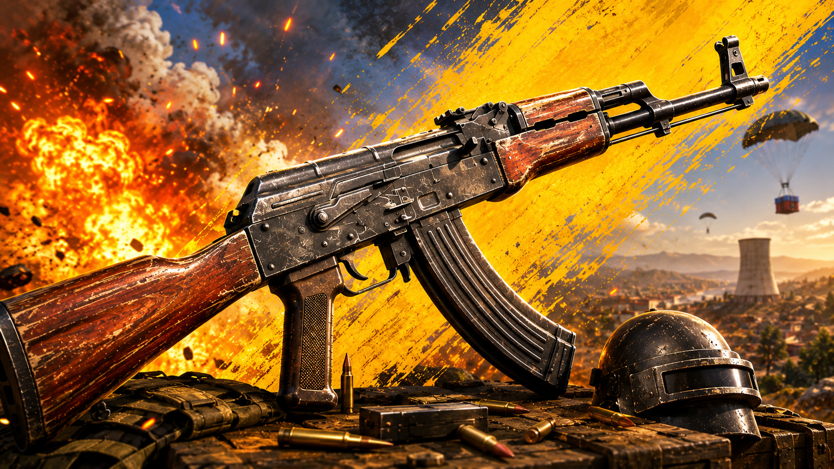 AKM В PUBG — ПОЛНЫЙ ГАЙД ПО МОЩНОЙ ВИНТОВКЕ