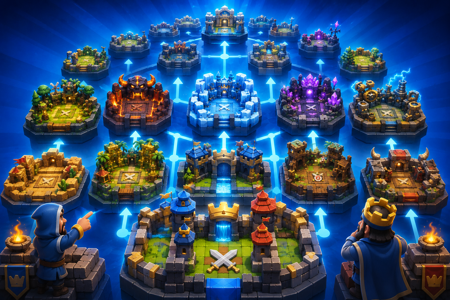 СИСТЕМА АРЕН CLASH ROYALE 2026 — ПОЛНЫЙ РАЗБОР