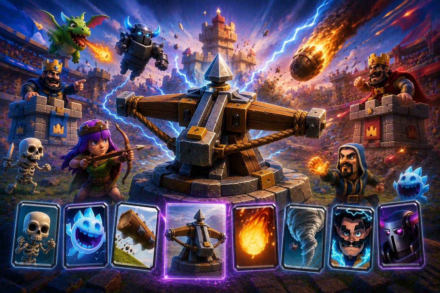 ОСАДНАЯ КОЛОДА С АРБАЛЕТОМ В CLASH ROYALE — ПОЛНЫЙ ГАЙД