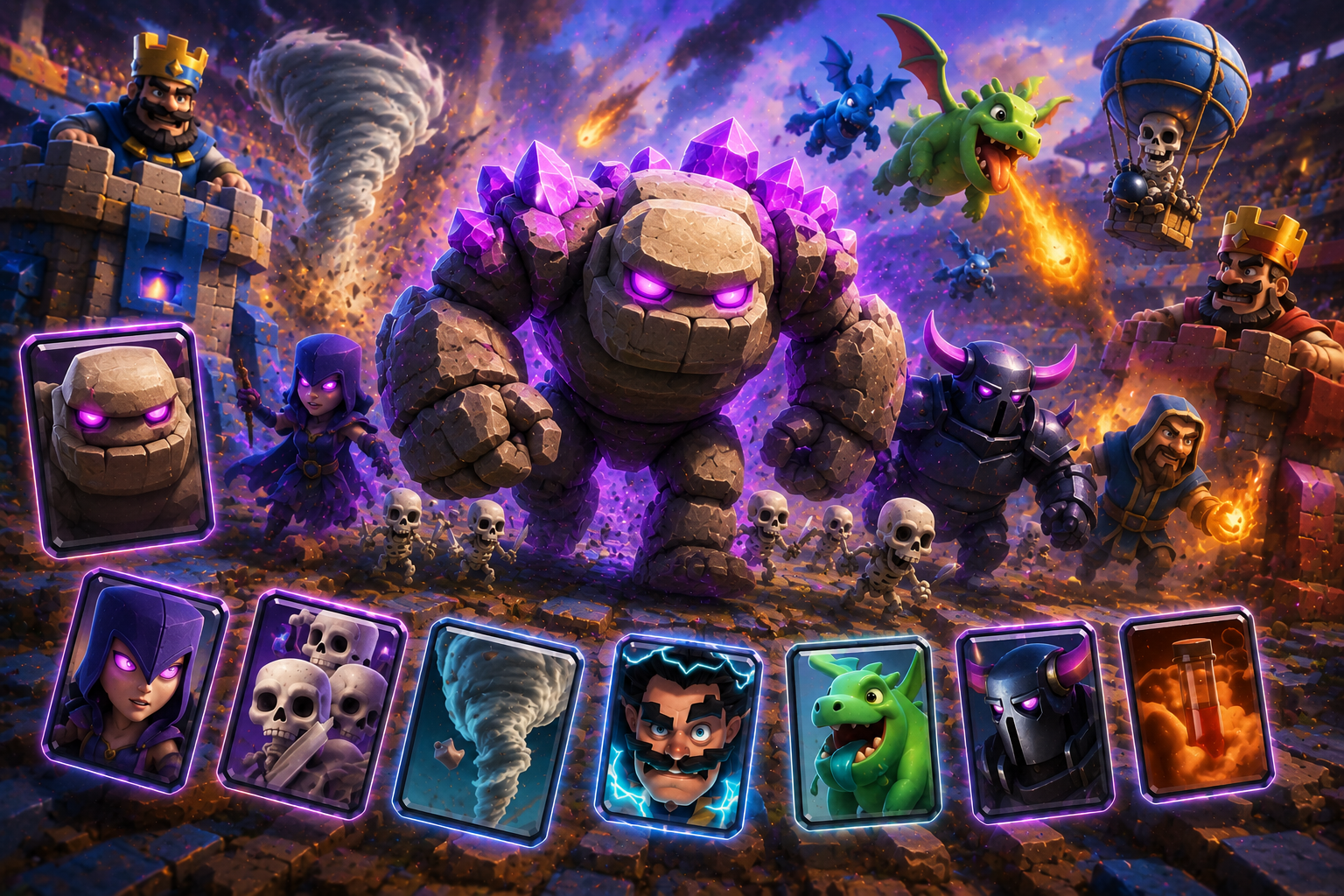 ГОЛЕМ-БЕАТДАУН В CLASH ROYALE — ПОЛНЫЙ ГАЙД 2026