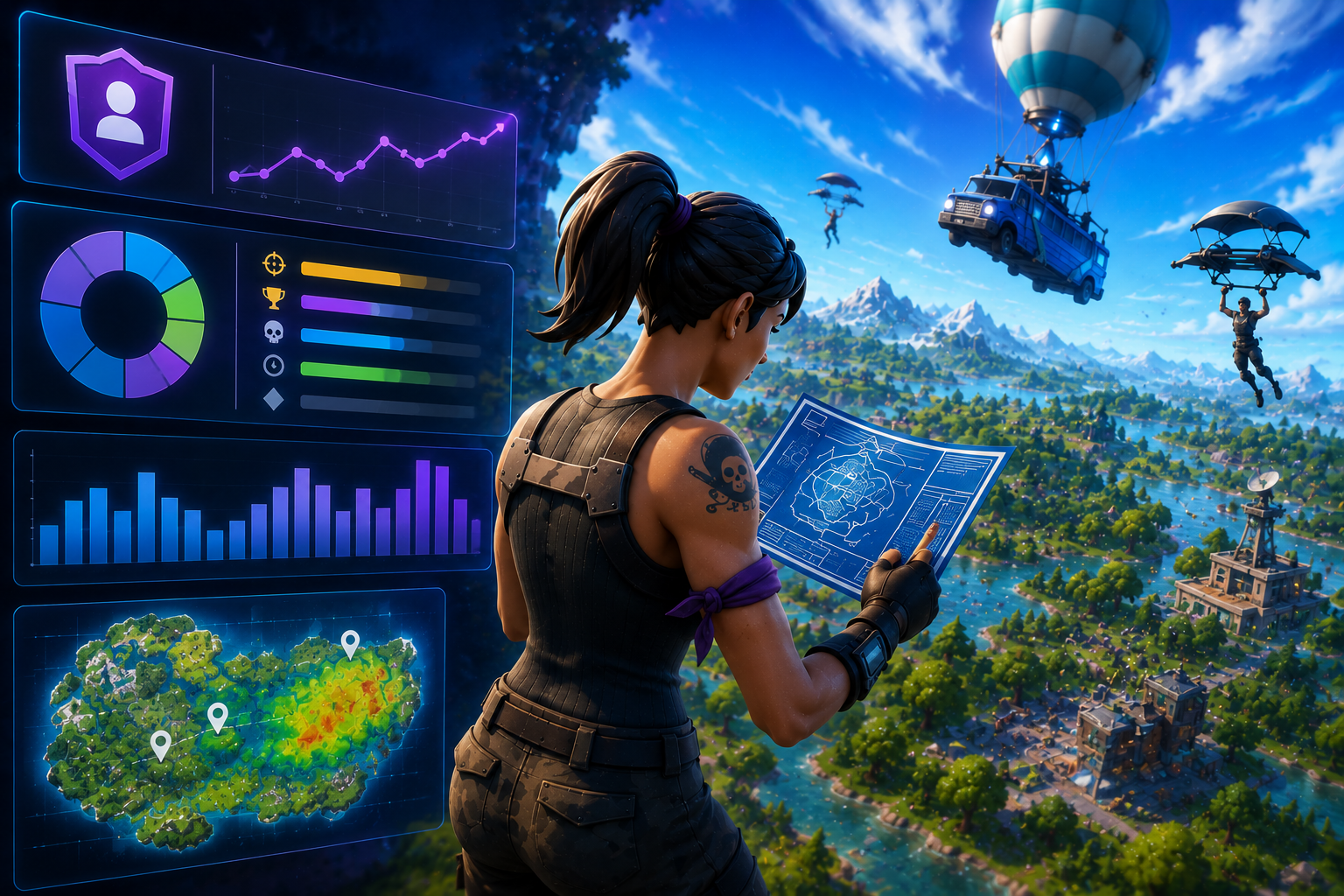 КАК ПОЛЬЗОВАТЬСЯ ТРЕКЕРАМИ СТАТИСТИКИ FORTNITE
